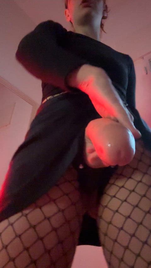 Joi Femdom and Fishnet — femdom