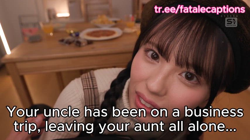Aunt Blowjob Captions video — cheat