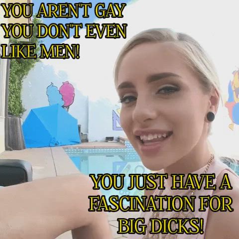Captions — Blonde, Blowjob & Caption — sissy