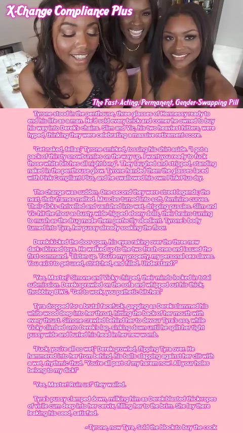 Captions BWC and Ebony — nsfw