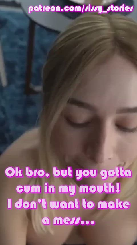 Captions: Blowjob Caption Cumshot — blowjob