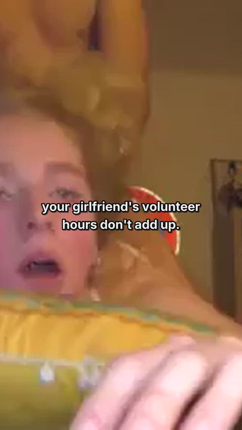 Blonde Caption Captions video — amateur