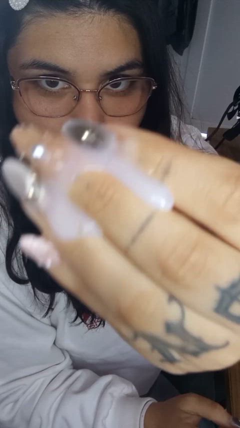 fake cum