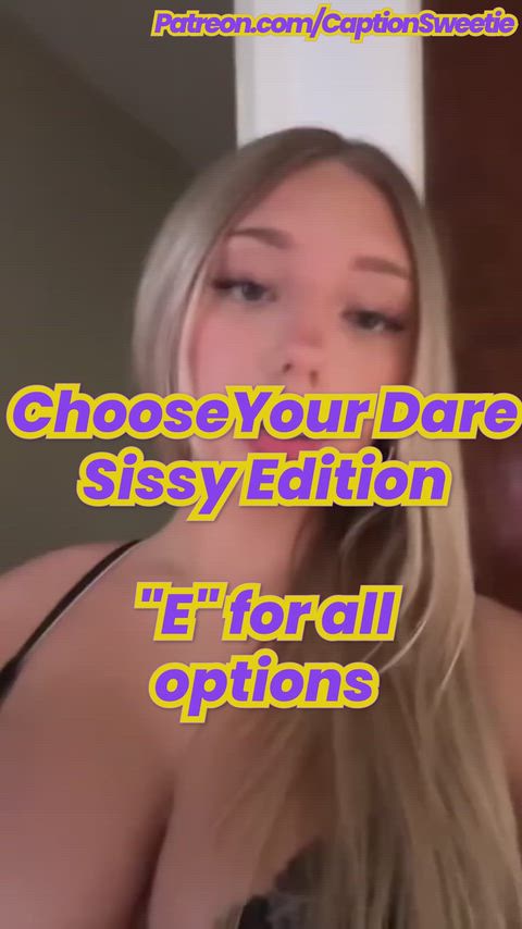 Caption Sissy Captions — sissy