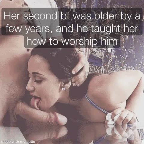 Captions Caption and Cock Worship — hotwife